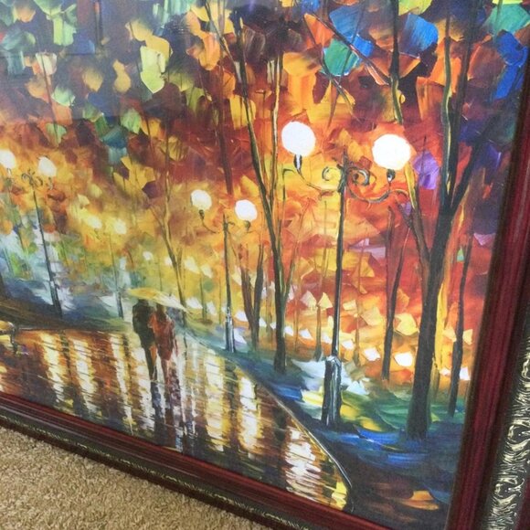 Abstract walking in the rain - Picture 2 of 7